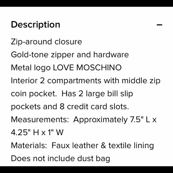 Love Moschino Continental wallet - Picture 5 of 5